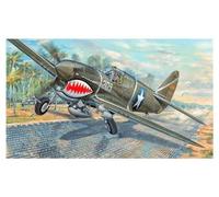 Trumpeter-P-40F War Hawk 100% Modellino di Montaggio, Multicolore, TRU03227 - NU