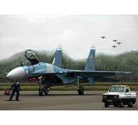Trumpeter Sukhoi SU-27 Flanker B 27SK 1:144 Modello Kit Russo Knights Kit