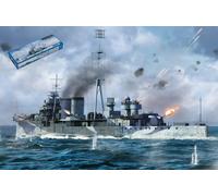 TRUMPETER TP06742 NAVE HMS COLOMBO KIT 1:700 Modellino