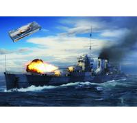 TRUMPETER TP06745 NAVE BRITISH ROYAL NAVY HMS YORK KIT 1:700 Modellino