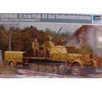 Trumpeter TP1527 CARRO GERMAN 3,7 FLAK 1:35 Modellino