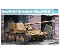 Trumpeter TP1587 CARRO KRUPP ARDELT WAFFENTRAGER 88 mm PAK-43 KIT 1:35 Modellino