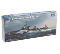 Trumpeter 05791 - 1:700 German Cacciatorpediniere Z-37, 1943 - Nuovo