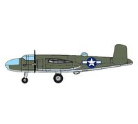 Trumpeter TRU06401 1/350 B-25 Plastic Model kit, Multicolour