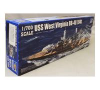 Trumpeter USS West Virginia BB48 Battleship 1941 Model Kit (1/700 Scale)