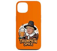 Trumpkin Spice Latte Trump Halloween Thanksgiving Custodia per iPhone 13