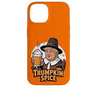 Trumpkin Spice Latte Trump Halloween Thanksgiving Custodia per iPhone 14