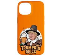 Trumpkin Spice Latte Trump Halloween Thanksgiving Custodia per iPhone 15