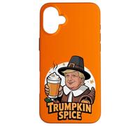 Trumpkin Spice Latte Trump Halloween Thanksgiving Custodia per iPhone 16 Plus