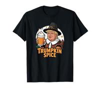Trumpkin Spice Latte Trump Halloween Thanksgiving Maglietta