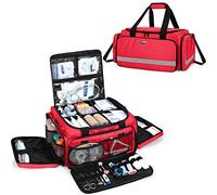 Trunab Borsa di Soccorso Vuoto Borsa Infermiere Borsa di Soccorso Professionale Grande Capacità con Tavola Divisione Interna e Fondo Antiscivolo Valigetta Infermiera a Casa