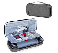 Trunab Custodia Stetoscopio Astuccio Stetoscopio Grigio Borsa per Stetoscopio con Divisore Tnterno, Compatibile con 3M Littmann/MDF/ADC e altri Accessori, Adatta per Medici Pediatrici, Infermieri