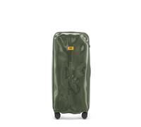 Trunk Icon | Trolley Rigido Valigia da Viaggio (82x38x40 cm) Design Italiano 120 L Capacità 4 ruote girevoli 100% in Policarbonato Chiusura a combinazione Hunter Green