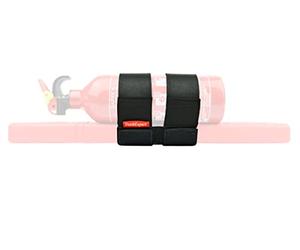 TrunkExpert Supporto per estintore per Auto Organizzatore Protezione antincendio Trasporto Sicuro di Un estintore Montaggio Facile Universale 39-44 cm x 13 cm per Triangolo di Emergenza