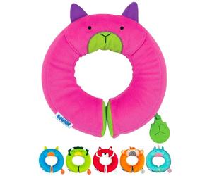 Trunki Cuscino da Viaggio Bambini per Collo e Mento | Cuscino Viaggio Bambini | Cuscino Bambino e Supporto per Auto, Aereo, Bici o Passeggino | Yondi Piccolo Fantasia Betsy (Rosa)