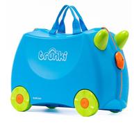 Trunki Valigia Cavalcabile per Bambini - Trolley Bambini Bagaglio a Mano - Valigia Cavalcabile Terrance (Blu)