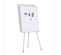 TRUNXUCL Lavagna Magnetica Bifacciale, Lavagna Cancellabile con Supporto, Lavagna Bianca, Whiteboard, Altezza Treppiede Regolabile(White,80x100cm/31.5x39in)