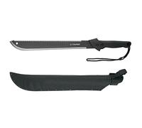 Truper MACH-18X, Machete doppio taglio 18" cacha bimateriale con guaina cinturino in poliestere