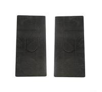 Trurovem 2 cuscinetti abrasivi quadrati in schiuma di ricambio per levigatrice 9045, supporto per scheda con retro in spugna, accessorio per fogli piatti, 236 x 116 x 8,5 mm, nero