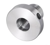 Trurovem Adattatore per mandrino per tornio per legno, convertitore mandrino filettato per utensili per tornitura del legno, riduttore con inserto filettato in metallo da 33 mm a 25 mm 18 mm