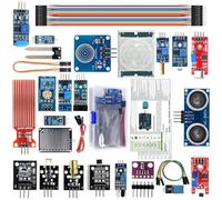 Trurovem Kit modulo sensore 22 in 1 per Arduino e Raspberry Pi, set di apprendimento elettronico con sensori a infrarossi di luce di umidità per principianti progetti fai da te