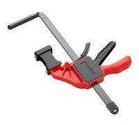 Trurovem Morsetto per sega a binario tipo F, con 90 kg di bloccaggio per guide da 12 x 8 mm, strumento per la lavorazione del legno a sgancio rapido con punte protettive in RuBsBsBsBsBsBsSer, rosso e