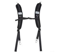 Trurovem Spallacci di ricambio regolabili imbottiti per borsa asciutta, rafting, escursionismo, borse per fotocamera, staccabili, tipo S, resistenti agli urti, carico 20 kg, nero