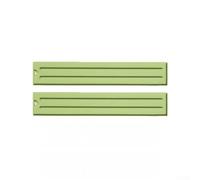 Trurovem Supporto antiscivolo in silicone per coperchio e cucchiaio per cucina, tappetino ispessito per coperchi in vetro o legno, lavabile in lavastoviglie, confezione da 2, verde (verde)