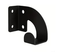 Trurovem Supporto da parete per motosega, resistente, in metallo, per garage e giardino, salvaspazio, organizer per attrezzi, supporto sicuro per officina, nero, confezione da 2 (2 pezzi arancioni)