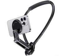 Trurovem Supporto magnetico per telefono da collo, regolabile a 360° per la prima persona per riprese sportive, staffa ergonomica per fotocamera POV compatibile con e per