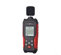 Trurovem TA650A Misuratore di livello sonoro Dosimetro Dosimetro 30-130dBA Decibel Tester con Data Hold, Fast For Response 1/2 Pollice Mic, LCD Retroilluminazione per Sicurezza Industriale Rosso Nero