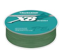 TRUSCEND Lenza da pesca intrecciata a 8 punti, accessorio da pesca intrecciata, liscia e ultra sottile, linea di pesca intrecciata in PE, corda da pesca, corda da pesca - 25lb/0,24mm/300yds