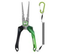 TRUSCEND Pinze da Pesca, Pinza di Allentamento Ganci, Accessori da Pesca Multifunzionali, Pinze da Pesca Linea Taglierino, in Alluminio/Acciaio Inox Pesca Acqua Salata, Regali di Pesca per Uomini