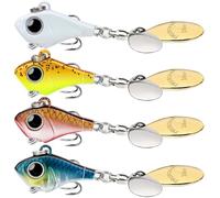 TRUSCEND VIBE Tail Spinner, esche da pesca facili da catturare con azione vibrante, natatoria e jigging, amo affilato BKK Super Slide, cucchiaino da pesca a lancio lungo e preciso per spigole, crappie