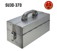 TRUSCO SU3D-370 Cassetta degli attrezzi in acciaio inossidabile a 2 livelli d...