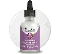 TruSkin Siero Viso Ringiovanente Longevity Bakuchiol Con Cellule Staminali Di Mirtillo Rosso E Alghe Di Neve - Alternativa Liscia Al Retinolo Per Un Invecchiamento Sano - Migliora L'Aspetto Delle