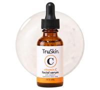 TruSkin Vitamin C Serum - Siero viso anti-età alla vitamina C con acido ialuronico, vitamina E, aloe - Siero illuminante per macchie scure, contorno occhi, linee sottili e rughe, 30 ml