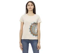 Trussardi Action Beige Cotton Tops & T-Shirt L