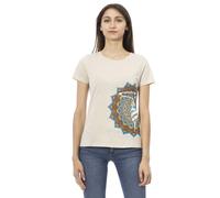 Trussardi Action Beige Cotton Women T-Shirt - M