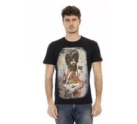 Trussardi Action Black Cotton Men's T-Shirt - XL