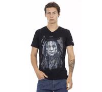 Trussardi Action Black Cotton Men's T-Shirt - XXL
