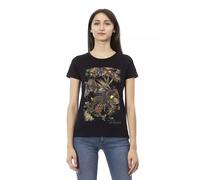 Trussardi Action Black Cotton Women T-Shirt - S