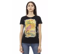 Trussardi Action Black Cotton Women T-Shirt - XL
