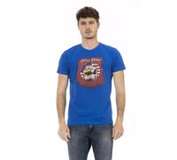 Trussardi Action Blue Cotton Men's T-Shirt - M
