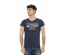 Trussardi Action Blue Cotton T-Shirt XL