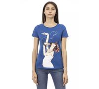 Trussardi Action Blue Cotton Women T-Shirt - S