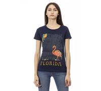 Trussardi Action Blue Cotton Women T-Shirt - XS