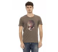 Trussardi Action Brown Cotton Men's T-Shirt - 3XL