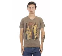 Trussardi Action Brown Cotton Men's T-Shirt - XL