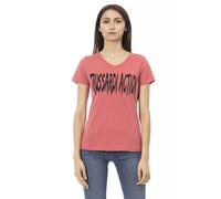 Trussardi - Action Cotton Top - - Tops - Donna - Rosa - S